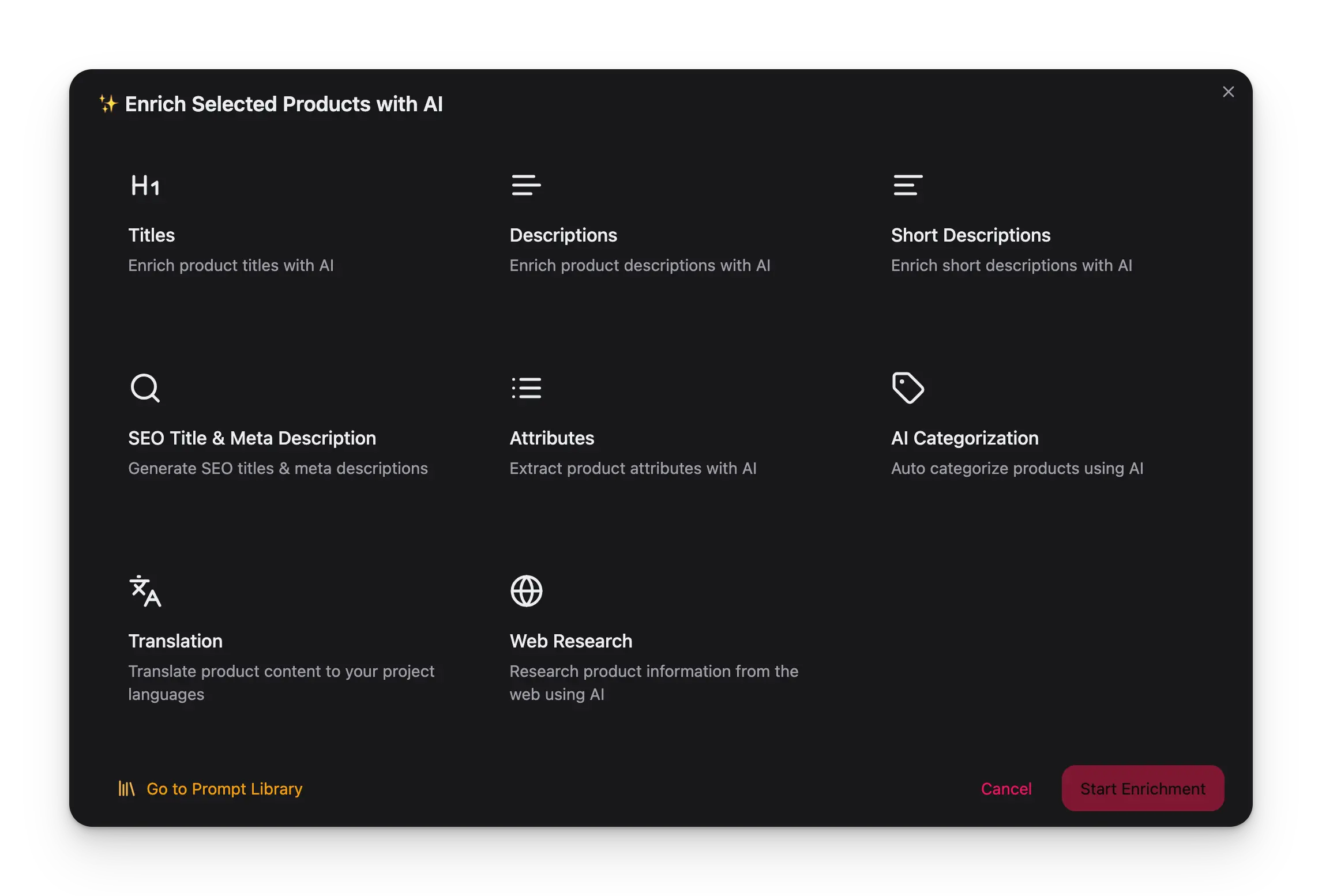AI Product Enrichment